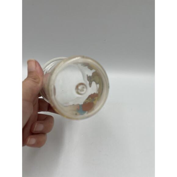 Vintage 90s Disney Lady & The Tramp Double Layer Wall Plastic Glitter Cup RARE!! - Picture 6 of 7